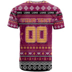 Personalized Lions Rugby Xmas T Shirt Australia AFL Mascot