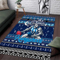 Kangaroos Football Xmas Area Rug Australia AFL Mascot