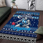 Kangaroos Football Xmas Area Rug Australia AFL Mascot