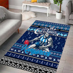 Kangaroos Football Xmas Area Rug Australia AFL Mascot