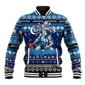 Personalized Kangaroos Rugby Xmas Baseball Jacket Australia AFL Mascot