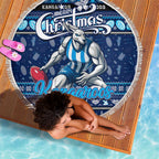 Kangaroos Football Xmas Beach Blanket Australia AFL Mascot