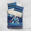 Kangaroos Football Xmas Bedding Set Australia AFL Mascot