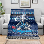 Kangaroos Football Xmas Blanket Australia AFL Mascot