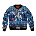 Personalized Kangaroos Rugby Xmas Bomber Jacket Australia AFL Mascot