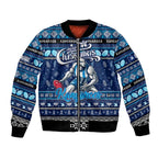 Personalized Kangaroos Rugby Xmas Bomber Jacket Australia AFL Mascot