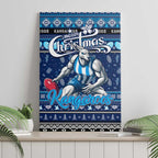 Kangaroos Football Xmas Canvas Wall Art Australia AFL Mascot