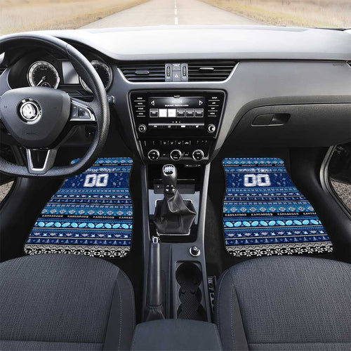 Kangaroos Football Xmas Car Mats Australia AFL Mascot