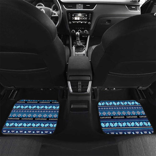 Kangaroos Football Xmas Car Mats Australia AFL Mascot