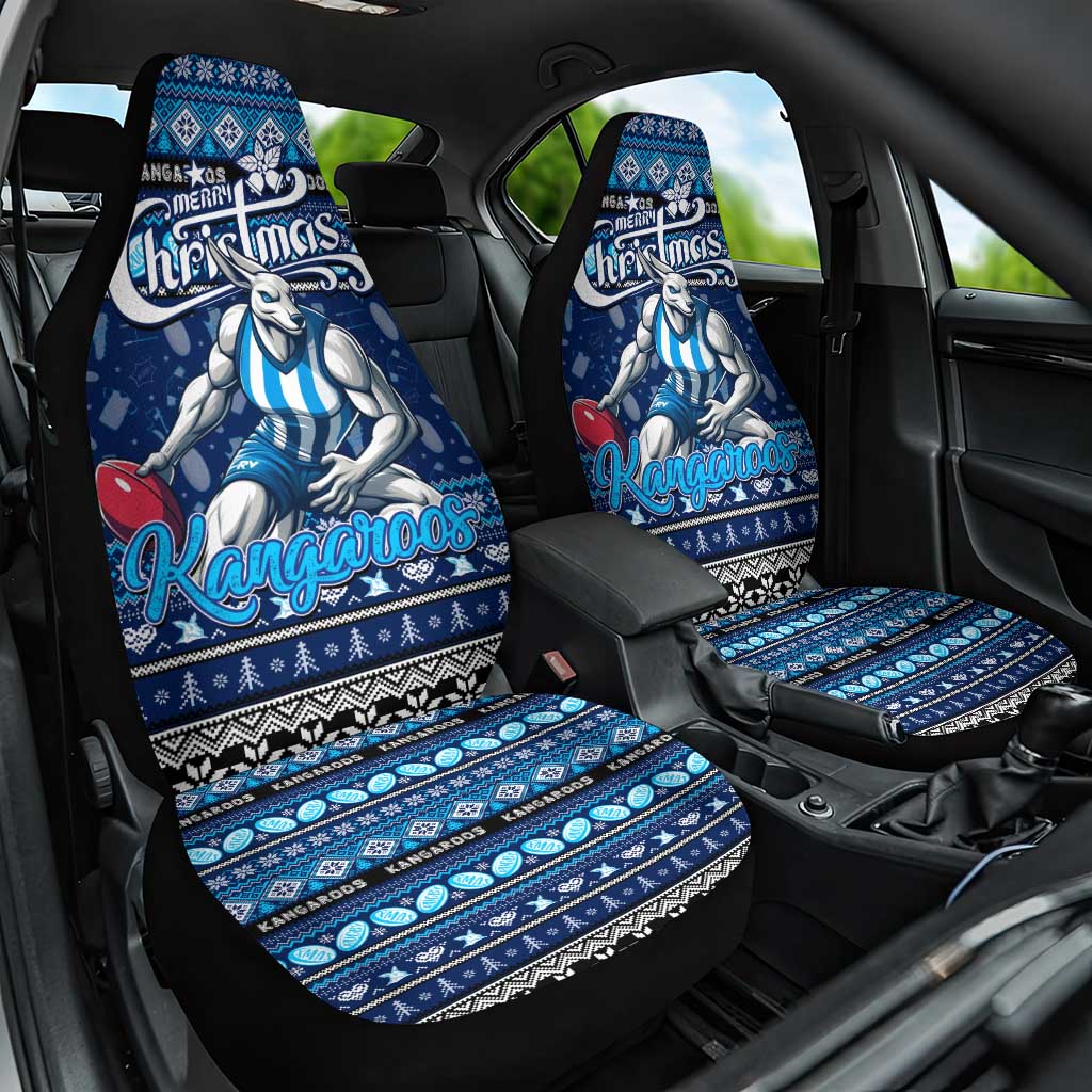 Kangaroos Football Xmas Car Seat Cover Australia AFL Mascot