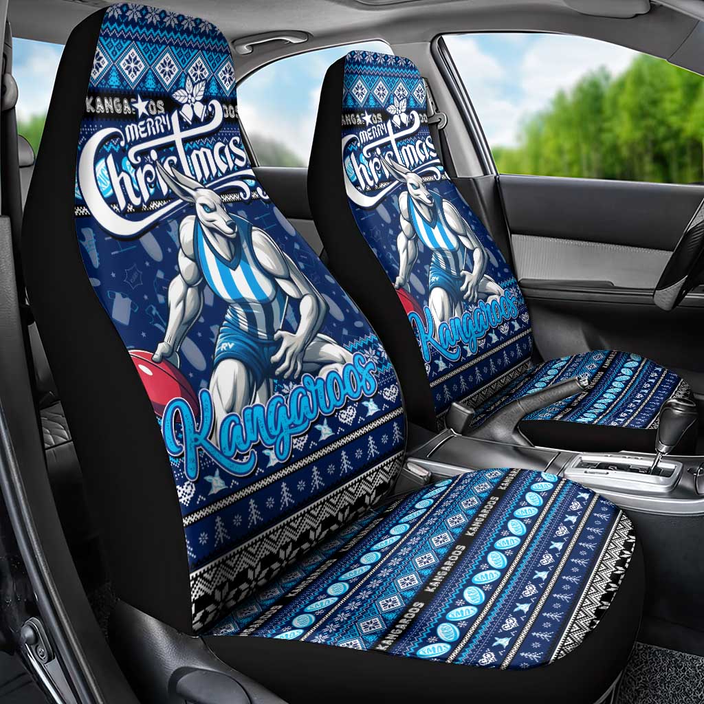 Kangaroos Football Xmas Car Seat Cover Australia AFL Mascot