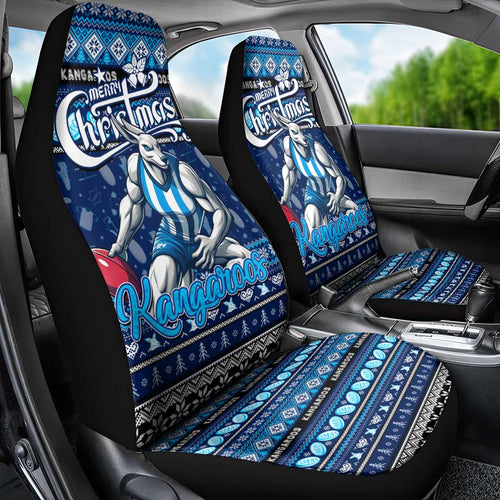 Kangaroos Football Xmas Car Seat Cover Australia AFL Mascot