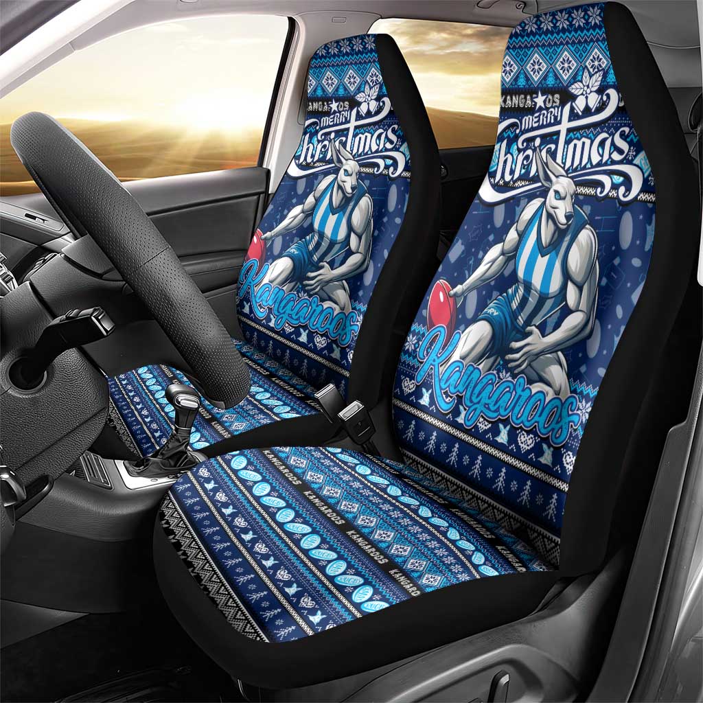 Kangaroos Football Xmas Car Seat Cover Australia AFL Mascot