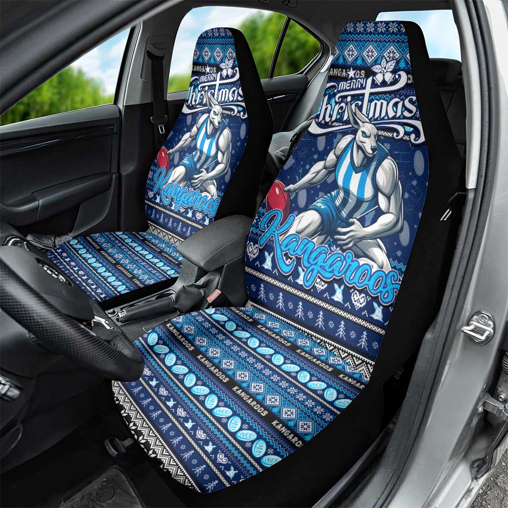 Kangaroos Football Xmas Car Seat Cover Australia AFL Mascot