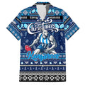 Personalized Kangaroos Rugby Xmas Hawaiian Shirt Australia AFL Mascot