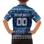 Personalized Kangaroos Rugby Xmas Hawaiian Shirt Australia AFL Mascot