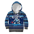 Personalized Kangaroos Rugby Xmas Kid Hoodie Australia AFL Mascot