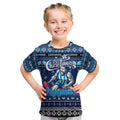 Personalized Kangaroos Rugby Xmas Kid T Shirt Australia AFL Mascot