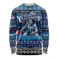 Personalized Kangaroos Rugby Xmas Long Sleeve Shirt Australia AFL Mascot
