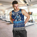 Personalized Kangaroos Rugby Xmas Men Tank Top Australia AFL Mascot