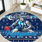 Kangaroos Football Xmas Round Carpet Australia AFL Mascot