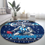 Kangaroos Football Xmas Round Carpet Australia AFL Mascot