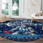 Kangaroos Football Xmas Round Carpet Australia AFL Mascot