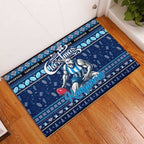 Kangaroos Football Xmas Rubber Doormat Australia AFL Mascot