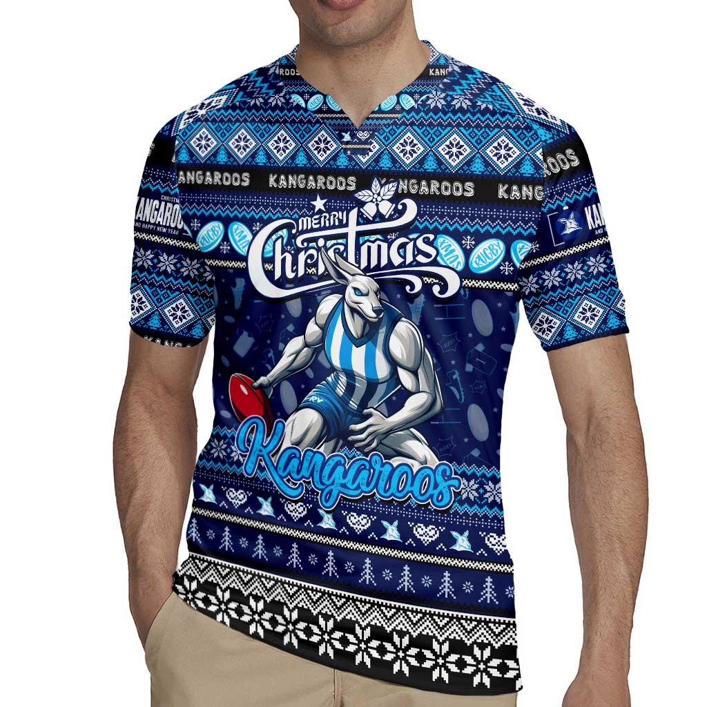 Personalized Kangaroos Rugby Xmas Rugby Jersey Australia AFL Mascot