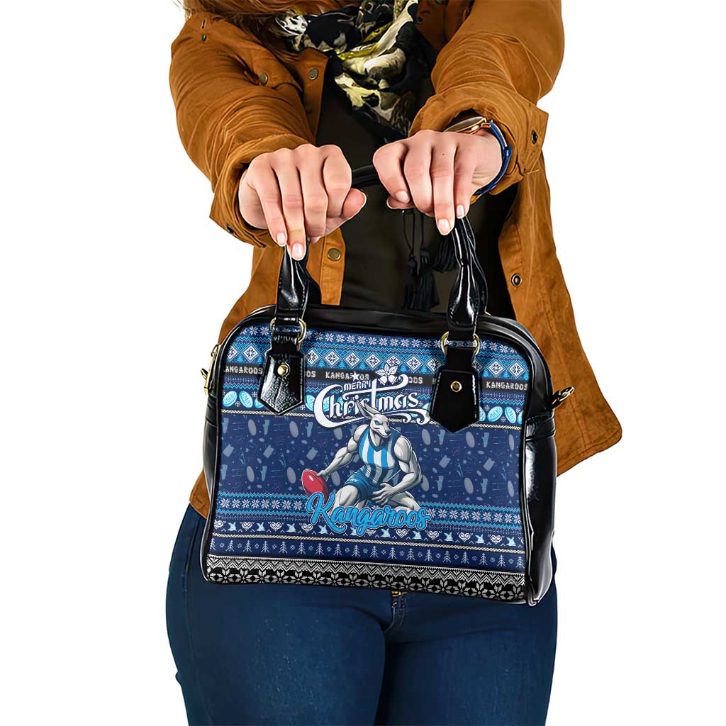 Kangaroos Football Xmas Shoulder Handbag Australia AFL Mascot