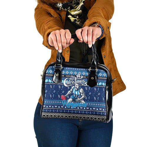 Kangaroos Football Xmas Shoulder Handbag Australia AFL Mascot