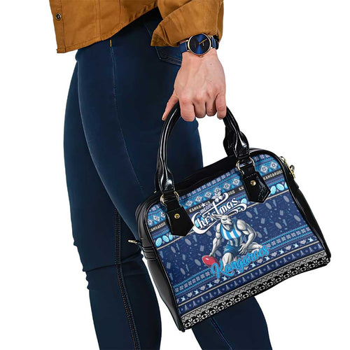 Kangaroos Football Xmas Shoulder Handbag Australia AFL Mascot