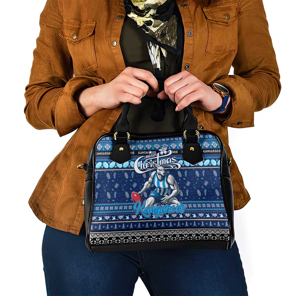 Kangaroos Football Xmas Shoulder Handbag Australia AFL Mascot