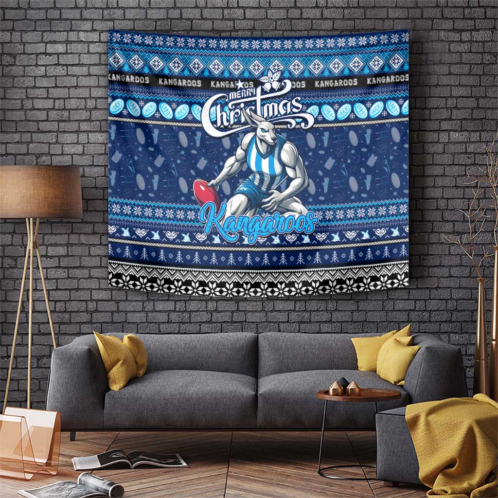 Kangaroos Football Xmas Tapestry Australia AFL Mascot