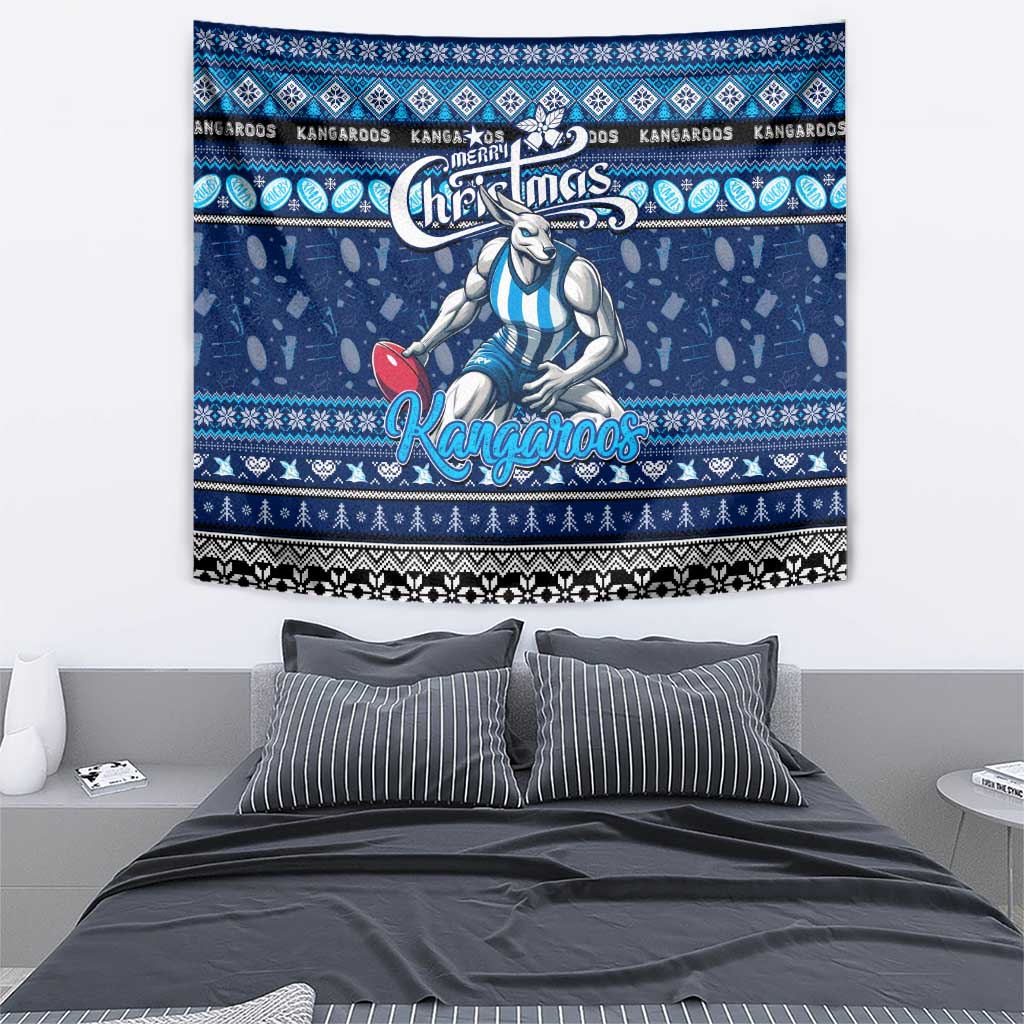 Kangaroos Football Xmas Tapestry Australia AFL Mascot