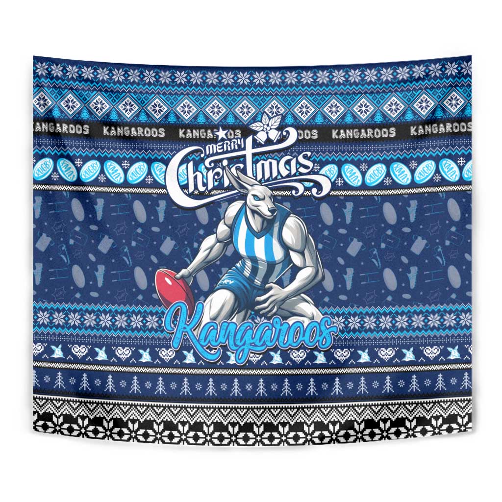 Kangaroos Football Xmas Tapestry Australia AFL Mascot