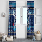 Kangaroos Football Xmas Window Curtain Australia AFL Mascot