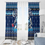 Kangaroos Football Xmas Window Curtain Australia AFL Mascot