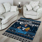 Blues Football Xmas Area Rug Australia AFL Mascot