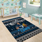 Blues Football Xmas Area Rug Australia AFL Mascot