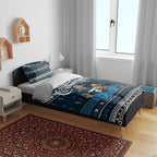 Blues Football Xmas Bedding Set Australia AFL Mascot