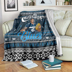 Blues Football Xmas Blanket Australia AFL Mascot