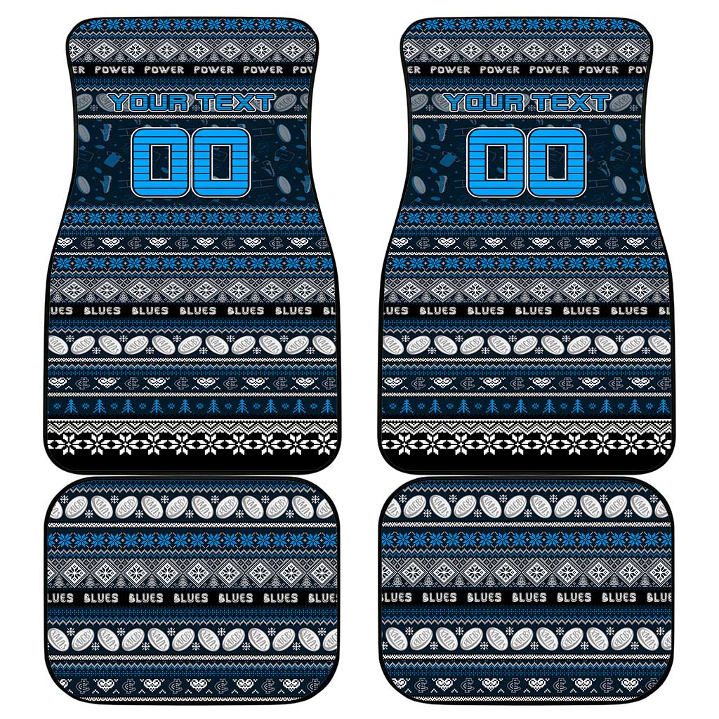 Blues Football Xmas Car Mats Australia AFL Mascot