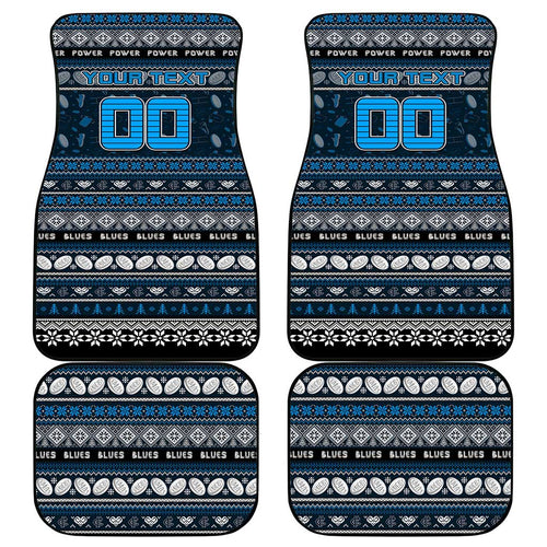 Blues Football Xmas Car Mats Australia AFL Mascot