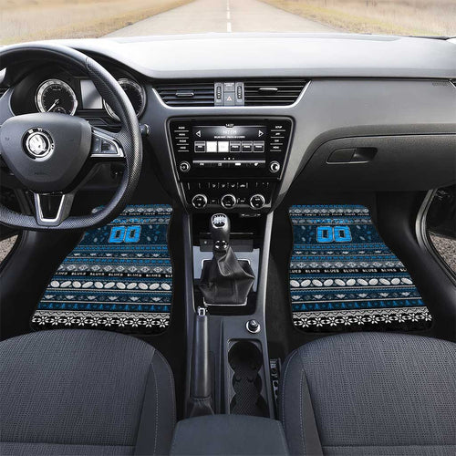 Blues Football Xmas Car Mats Australia AFL Mascot