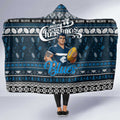 Blues Football Xmas Hooded Blanket Australia AFL Mascot