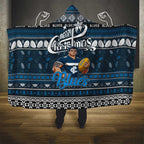 Blues Football Xmas Hooded Blanket Australia AFL Mascot