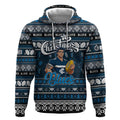 Personalized Blues Rugby Xmas Hoodie Australia AFL Mascot