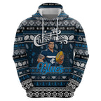 Personalized Blues Rugby Xmas Hoodie Australia AFL Mascot