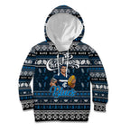 Personalized Blues Rugby Xmas Kid Hoodie Australia AFL Mascot